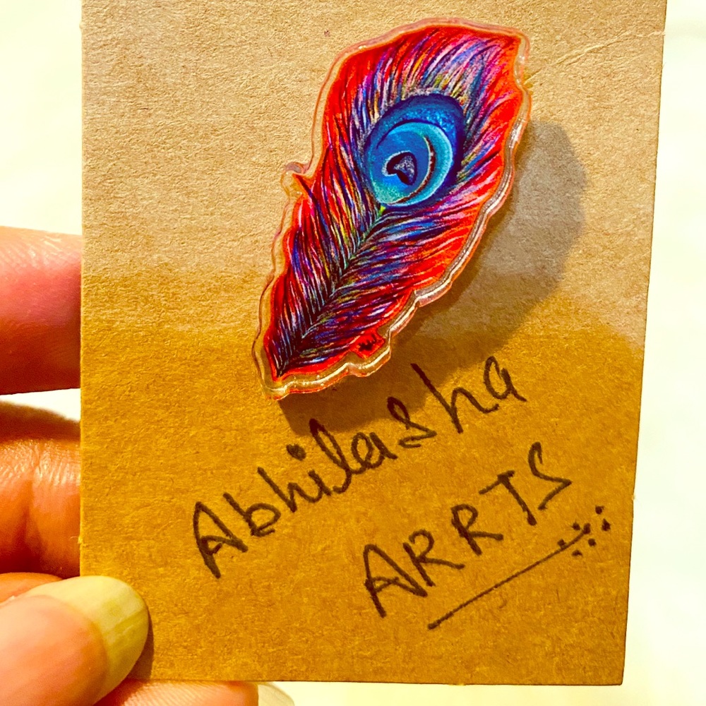 feather pin 2 for $14